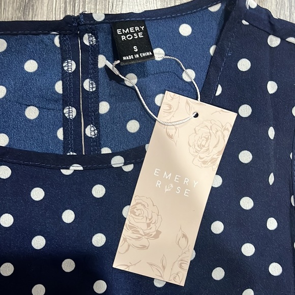 Emery Rose Polka Dot Dress - Picture 2 of 3